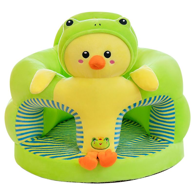 Comfy Baby Support Sit Me Up Pillow Suitable For Babies Age 4 Months And Above (ASSORTED CARTOON DECORATION ON THE FRONT PART) Plush Seat Training Cushion | Soft Infant Sitting Chair with Cute Cartoon