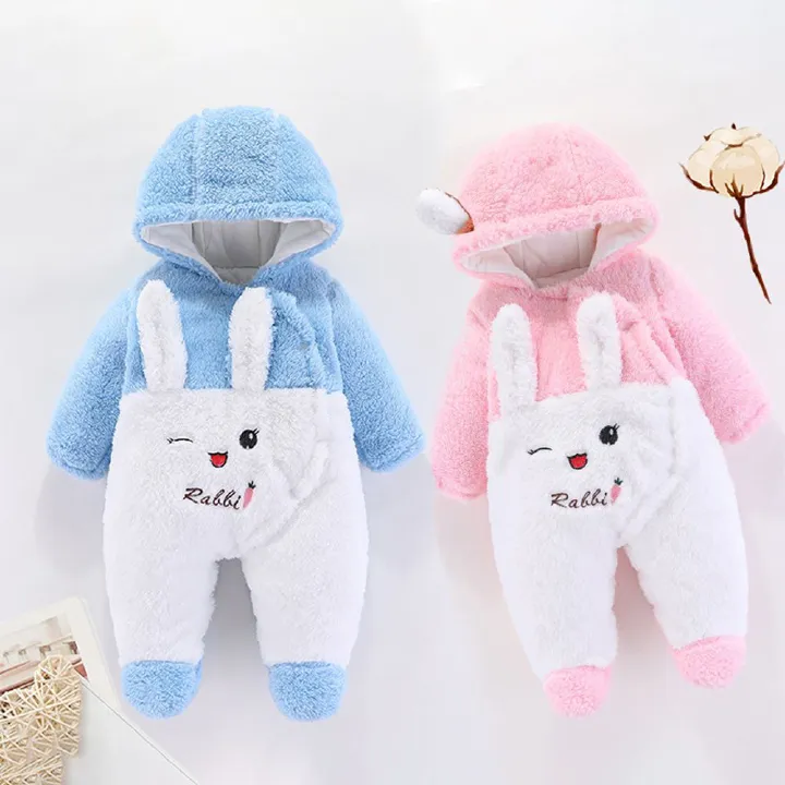 Winter Hoodie Soft Baby Outwear Jumpsuit Cartoon Animal Snap Button Thick Warm Baby Romper Onesies
Heavy Baby Rompers – Thick, Warm & Cozy Jumpsuits for Cold Weather both pink blue grey brownWinter Ba