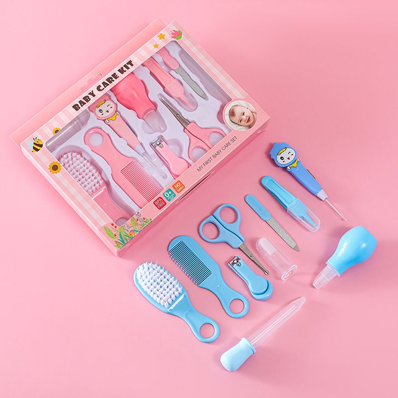 10 Pieces/Set Baby carekit, newborn beauty and nail kit and grooming kit