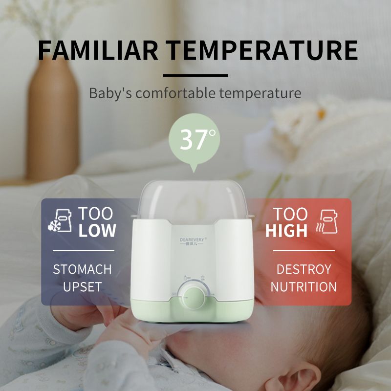Double Bottle Milk Warmer Electric Baby Bottle Warmer, Sterilizer, and Food Heater for Nutritious Baby Meals Milk Warmer Two-in-one Baby Automatic Warm Milk Warmer Bottle Heating Intelligent Thermosta