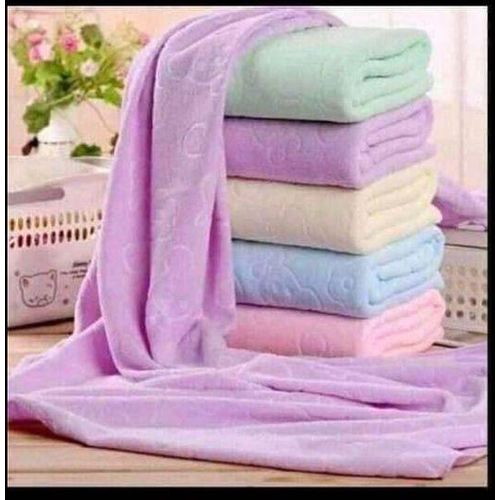 Ultra Light Soft Classy Baby Microfiber Towel - Baby Bath Towel Ultra-Soft Baby Cotton Bath Towel – Highly Absorbent & Quick-Dry – Gentle for Newborn Skin & Toddlers
