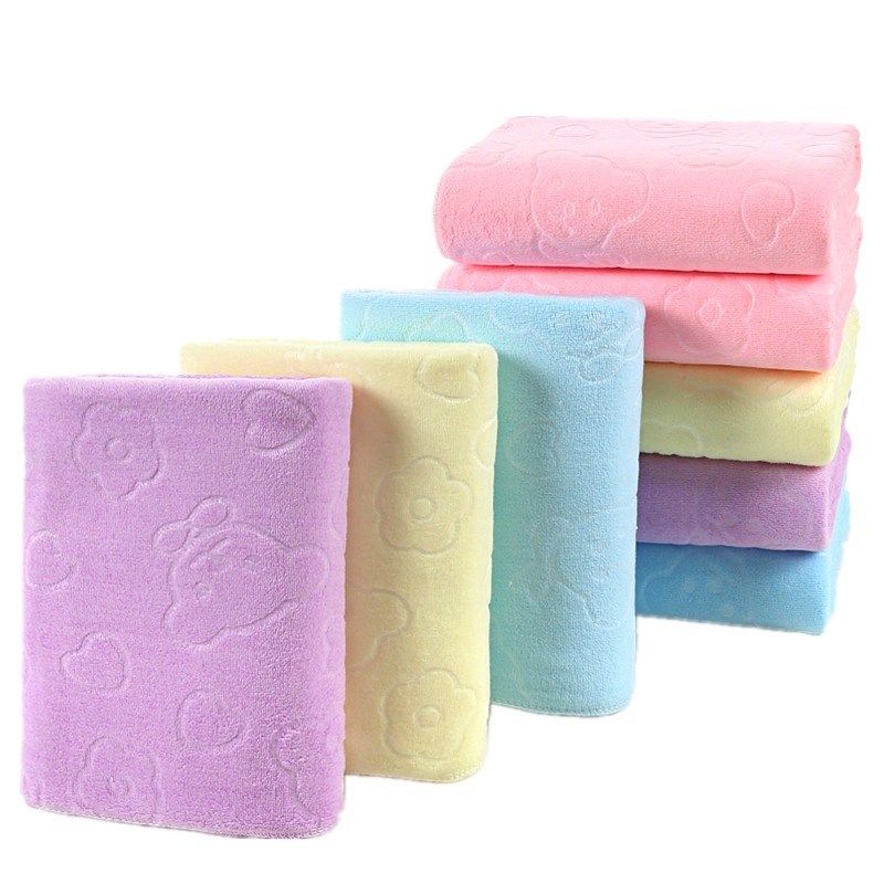 Ultra Light Soft Classy Baby Microfiber Towel - Baby Bath Towel Ultra-Soft Baby Cotton Bath Towel – Highly Absorbent & Quick-Dry – Gentle for Newborn Skin & Toddlers