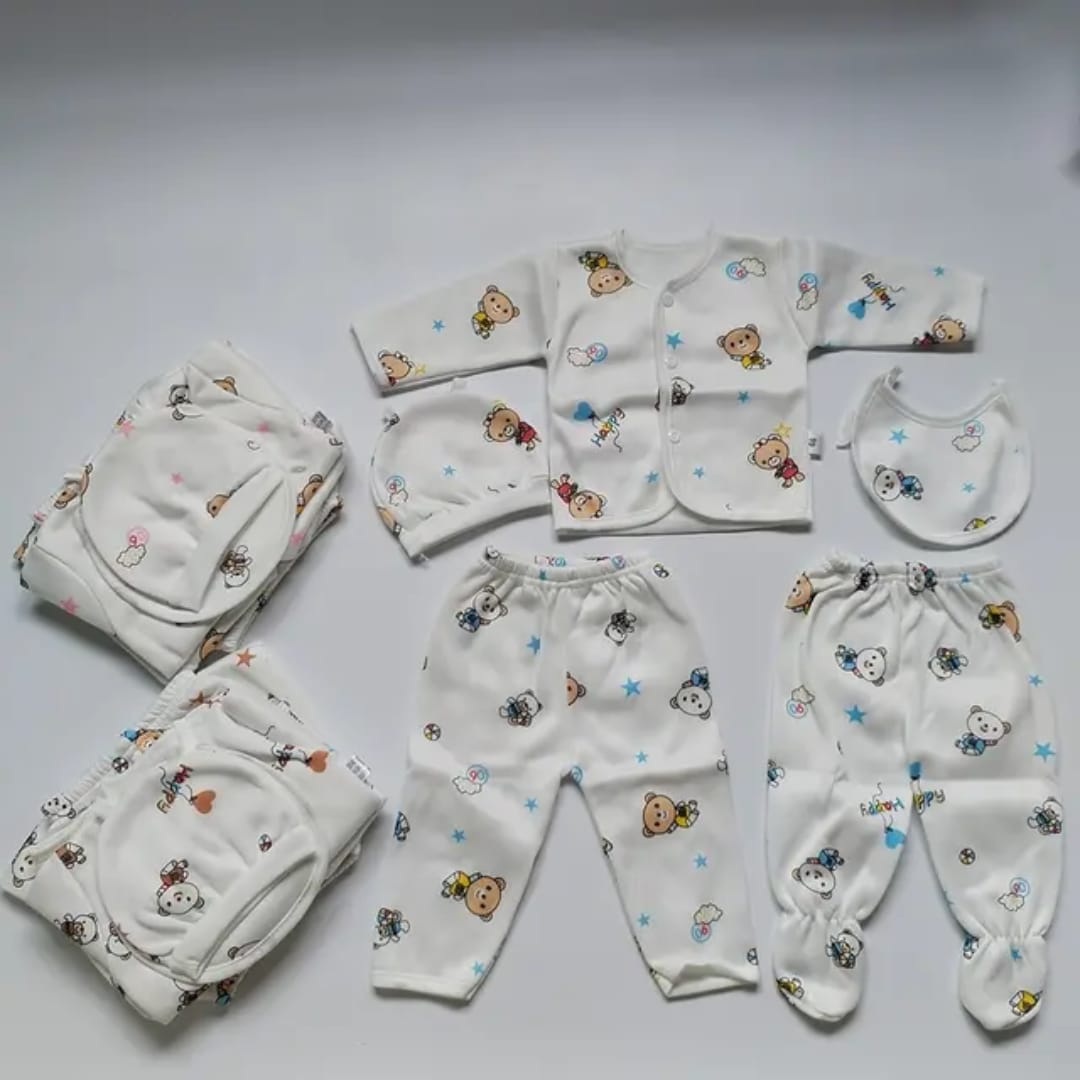 5Pcs Newborn Warm Fleece Receiving Set | Baby Clothing & Blanket Essentials for Infants | Soft, Cozy & Durable Winter Baby Gift Set for Boys & Girls – Perfect Newborn Outfit