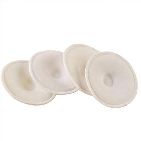 Leak-Proof Cotton Breast Pads | Soft Reusable Nursing Pads | Washable, Padded & Absorbent Breastfeeding Pads | Gentle, Eco-Friendly Comfort for Moms Washable Organic Bamboo