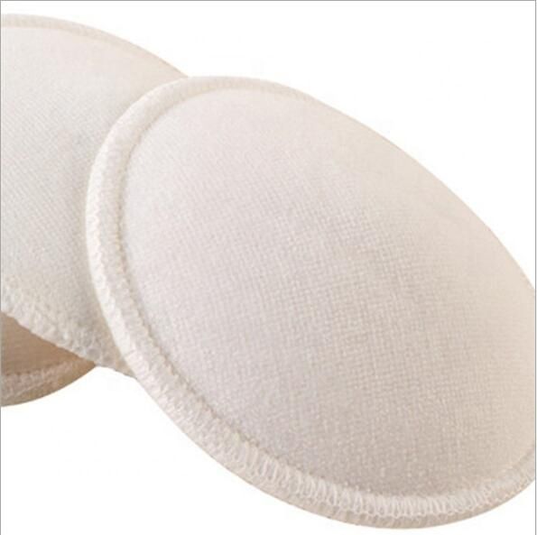 Leak-Proof Cotton Breast Pads | Soft Reusable Nursing Pads | Washable, Padded & Absorbent Breastfeeding Pads | Gentle, Eco-Friendly Comfort for Moms Washable Organic Bamboo