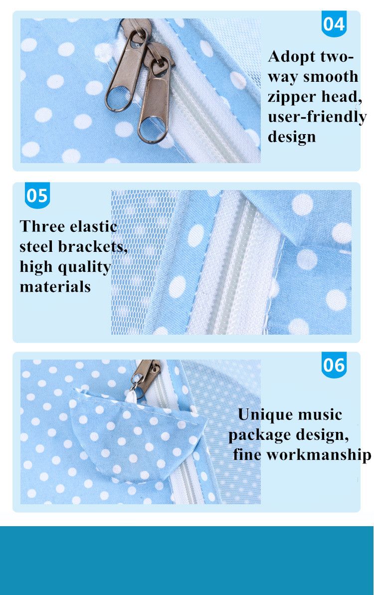 Fashion Portable Foldable Baby Sleeping Nest Cot Mosquito Net with Cushioned Fibre Mattress & Pink/Blue Mosquito Net – Lightweight Foldable Newborn Sleeping Nest, Breathable& Comfortable Infant Travel