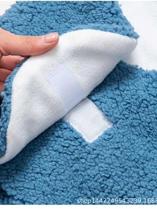Warm Soft Baby Swaddle Shawl Blanket | Hooded Newborn Sleeping Wrap | Ultra-Cozy Fleece Baby Swaddle for Cold Weather (Boys & Girls)