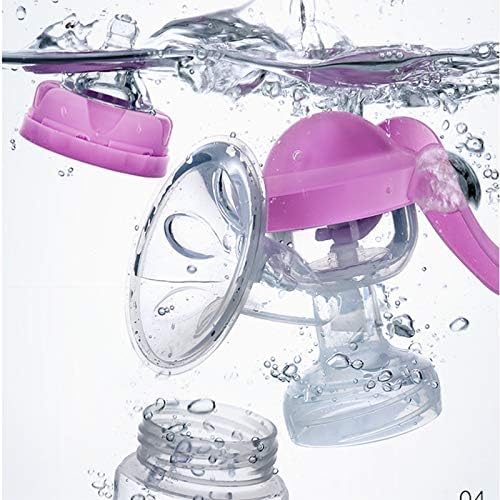 Healthy Manual Breast Pump with Free Baby Bottle Cap – Portable Handheld Breastfeeding Pump, BPA-Free, Silent Milk Expression, Easy to Clean, Comfortable Suction for Nursing Mothers