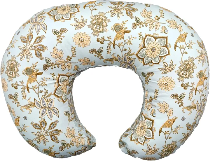 Nursing Pillow, Breastfeeding Pillow with Removable Cover, Ergonomic Breast Feeding Pillow, Baby Feeding Pillow for Mom Easier Breastfeeding Multifunctional Pillow for Feeding, Sitting & Support