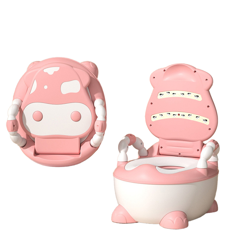 Modern Kids Toilet Seat Potty | Toddler Potty Training Chair with backrest| Easy-Clean, Sturdy & Comfortable sBaby Kids  Portable Potty Training Toilet Seat With Pad Toddler Lovely Toilet Comfortable