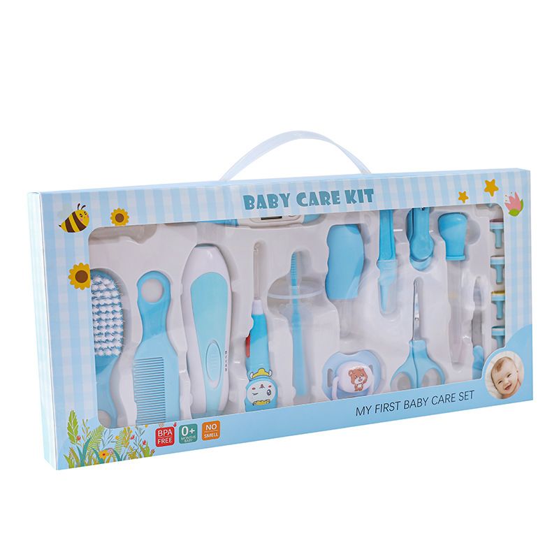 13 pcs Baby Grooming Kit /Carekit Complete Newborn Grooming & Health Set with Nail Clipper, Scissors, Comb, Brush & Essentials (Safe & BPA-Free)