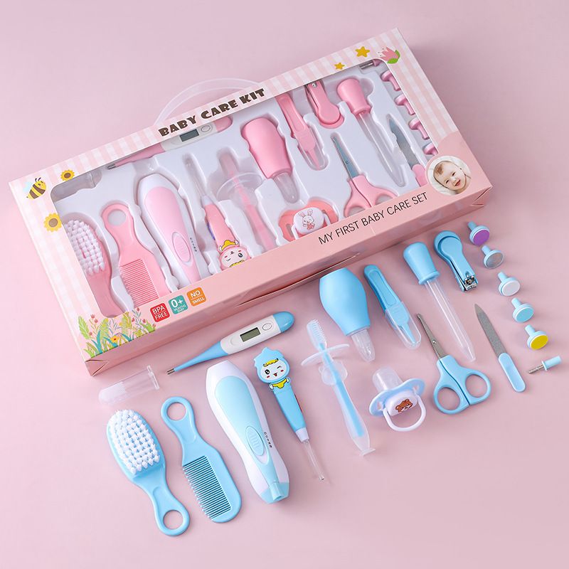 13 pcs Baby Grooming Kit /Carekit Complete Newborn Grooming & Health Set with Nail Clipper, Scissors, Comb, Brush & Essentials (Safe & BPA-Free)
