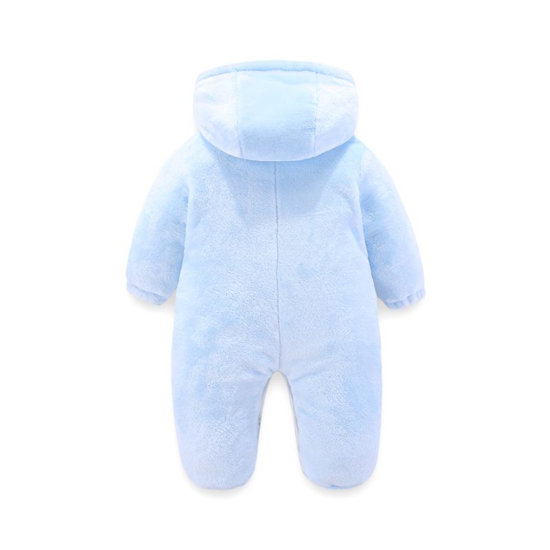 Winter Hoodie Soft Baby Outwear Jumpsuit Cartoon Animal Snap Button Thick Warm Baby Romper Onesies
Heavy Baby Rompers – Thick, Warm & Cozy Jumpsuits for Cold Weather both pink blue grey brownWinter Ba