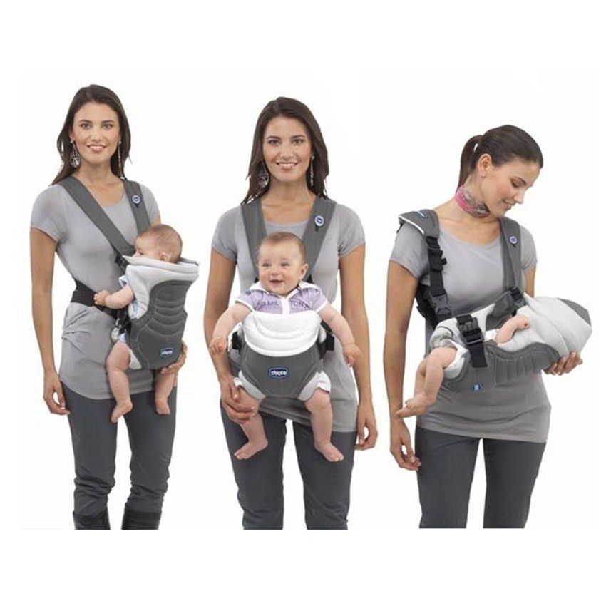Chicco Soft and comfortable baby carrierFront and Back Baby Carrier Infant Hipseat & Newborn Stretch Wrap Hip Backpack Carriers for Newborn & Toddler