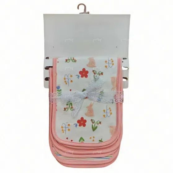 3pcs Stylish Assorted Baby Burp Cloths/Bibs 100% Organic Super Soft Cotton Muslin Burp Cloth Custom Design 2-Layer Soft Baby Bib Hot Sale OEM Service Available