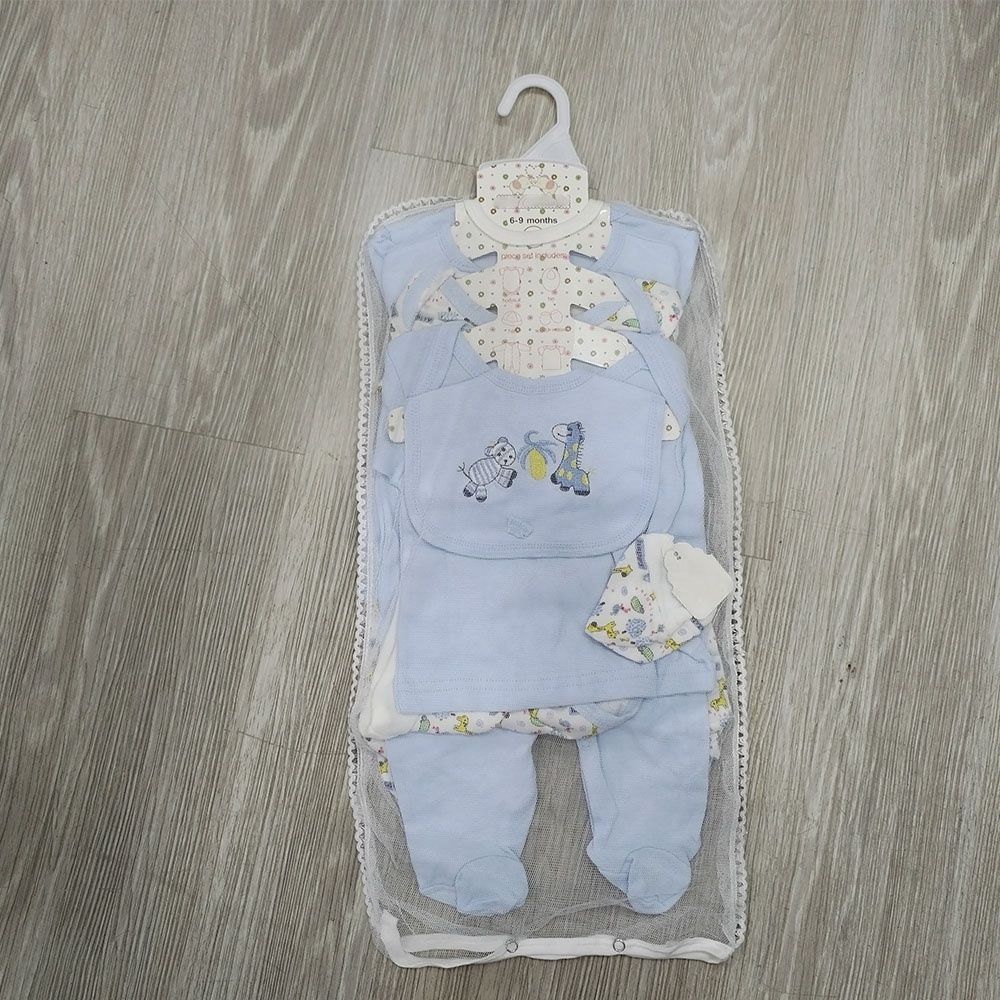 8 Pieces NewBorn Infant Baby Girl Boys Clothes Romper Set Baby Outfits Cute Baby Girl /Boy/unisex Clothing Sets With Hanger 8 PC's receiving set cotton made from a soft and gentle 100% cotton