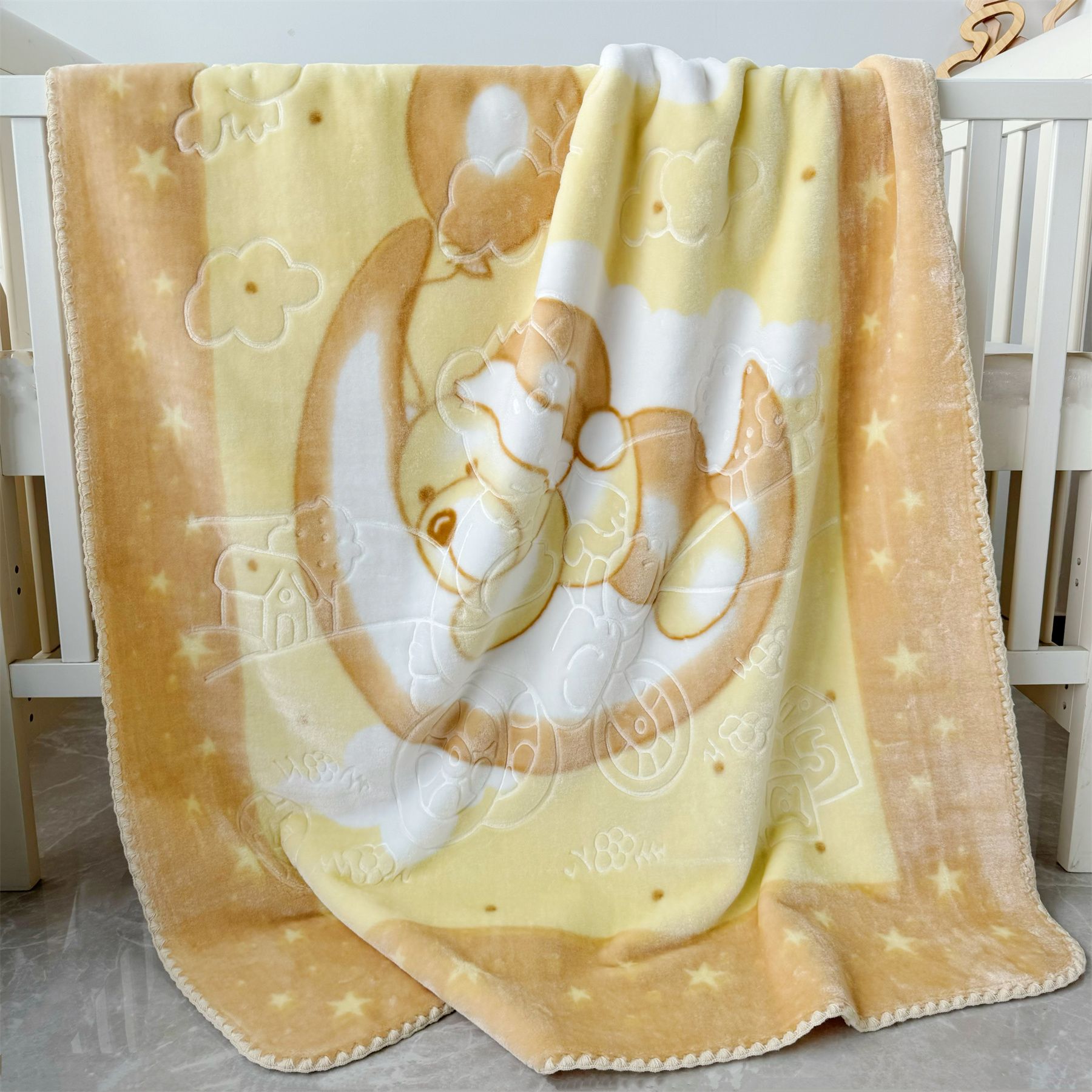 Super Soft Baby Warm Shawl Blanket | Ultra-Cozy Plush Fleece Wrap for Newborns & Toddlers | Boys, Girls & Unisex