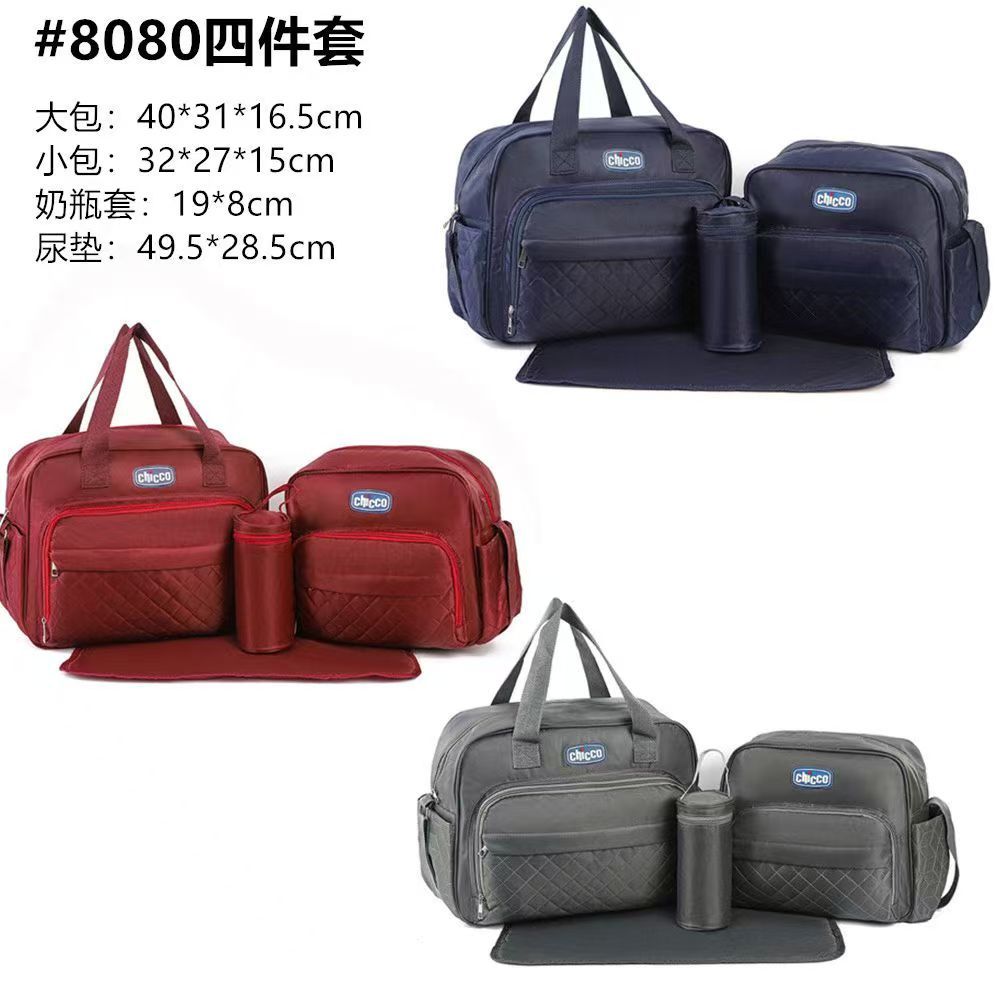 Chicco 5 Piece Diaper Bag Mommy Bag Set Waterproof Baby Bag Mom Set Diaper Mummy Travel Maternity Nappy Baby Diaper Bag Set 💯 AUTHENTIC CHICCO Baby Bag – Heavy-Duty, Waterproof & Ultra-Spacious mommy