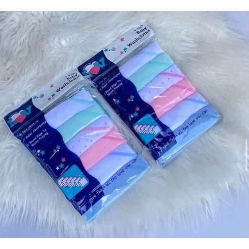 6-Pack Baby Washcloths - Soft Viscose Washcloth, Baby Wash Cloths for Newborn, Kids, Bath Baby Towels, Face Towel, Face Cloths for Washing Face