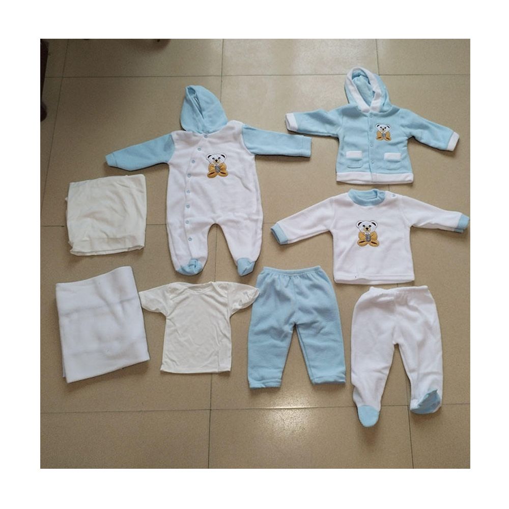Warm and soft 8 pc fleece newborn receiving set
0-12 M Comfortable Baby Clothes Sets 8 Pcs Polar Fleece Baby Clothing Pants Romper Suits New Born Baby Clothes Sets