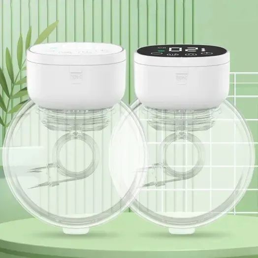 Smart Wearable Invisible Electric Breast Pump Portable High Suction Rechargeable Extractors Hands Free 3 Modes & 12 Levels Low Noise Milk Pump BPA FREE