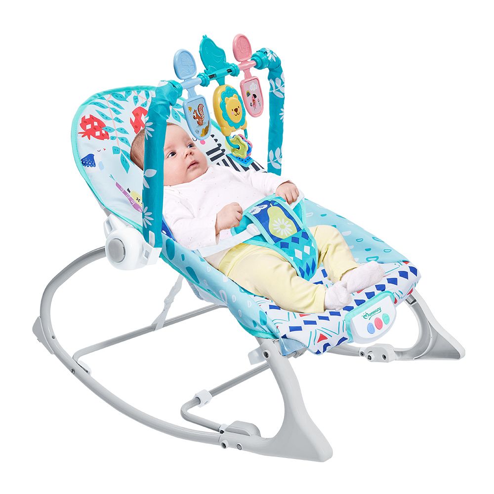 Mom Easy Baby Swing Cradle Electric Bed & infant toToddler Rocker Chair Music Comfortable Plastic Rocking Chair Bedtime Playtime Baby Toy with music