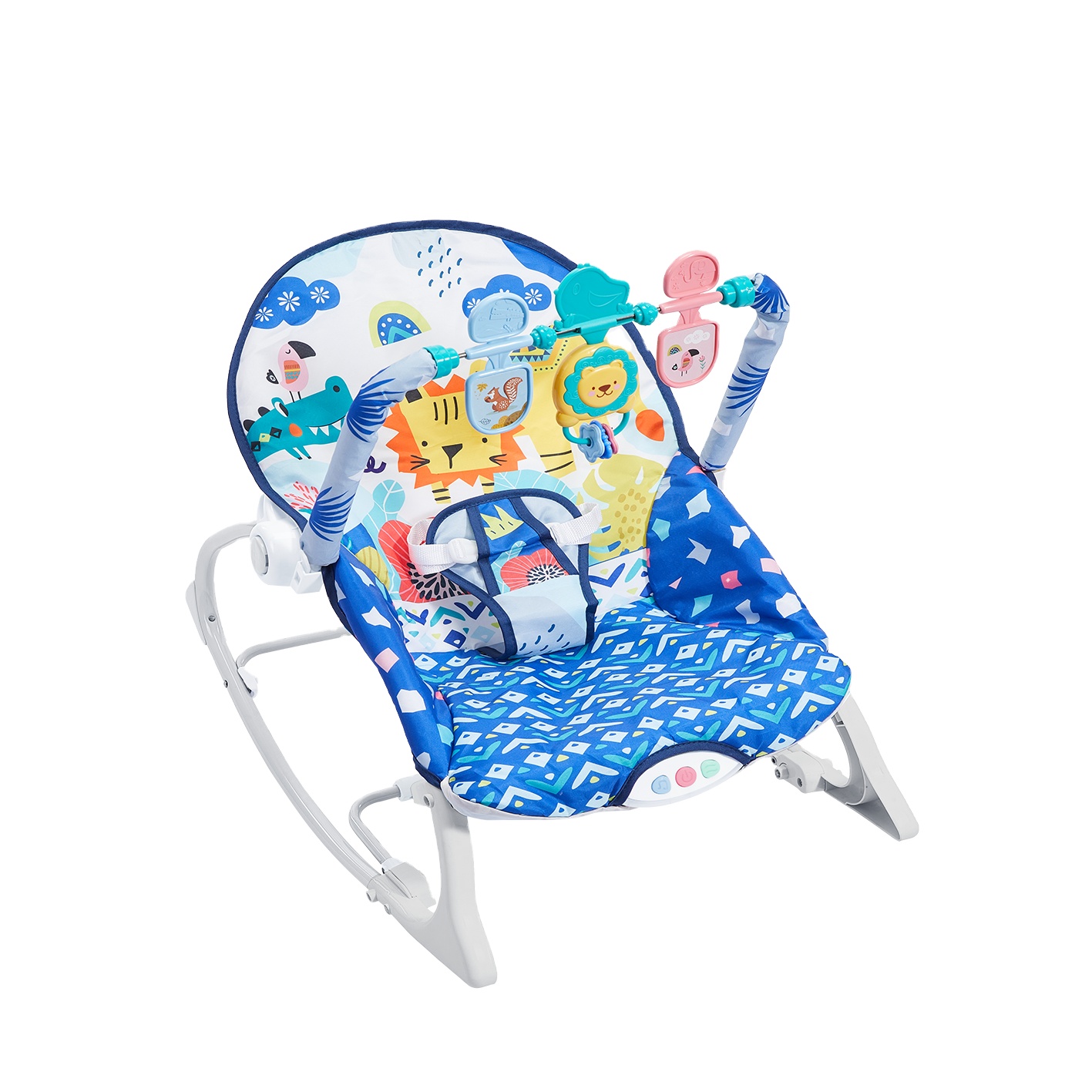 Mom Easy Baby Swing Cradle Electric Bed & infant toToddler Rocker Chair Music Comfortable Plastic Rocking Chair Bedtime Playtime Baby Toy with music