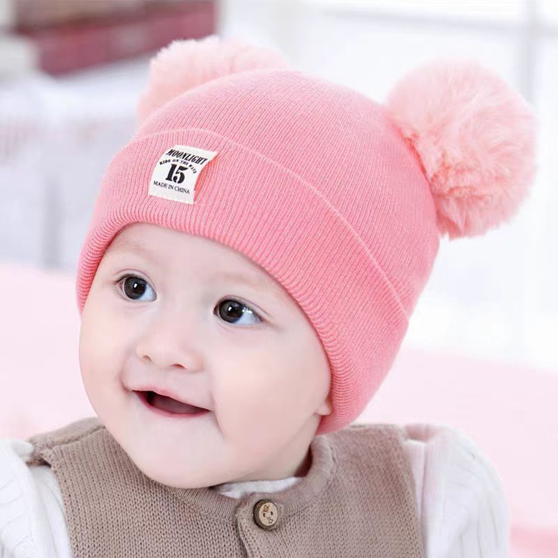 Kids Winter Hat and Scarf Set Warm Knitted Beanie Neck Warmer Soft Boys Girls