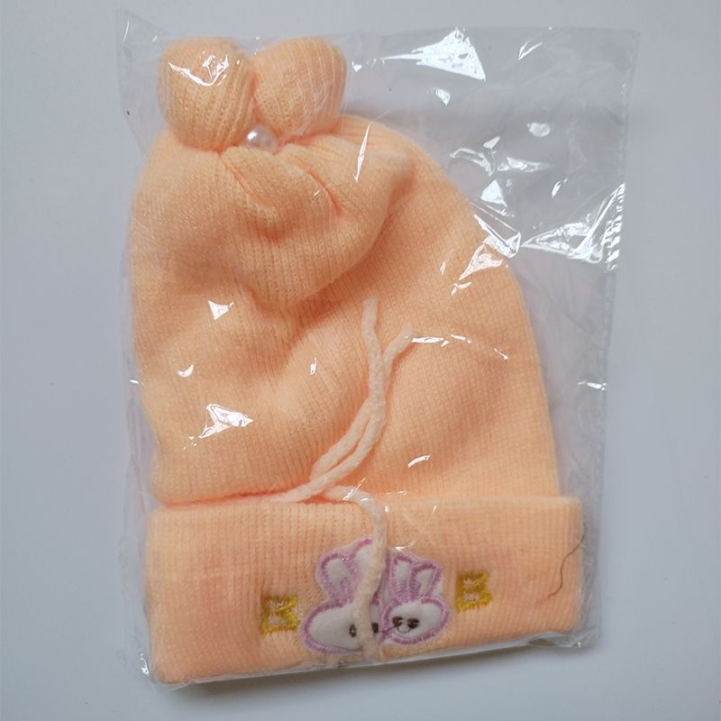 Newborn Baby Cap Soft Knitted Beanie Warm Toddler Hat Boys Girls Winter Cap 0–24 Months