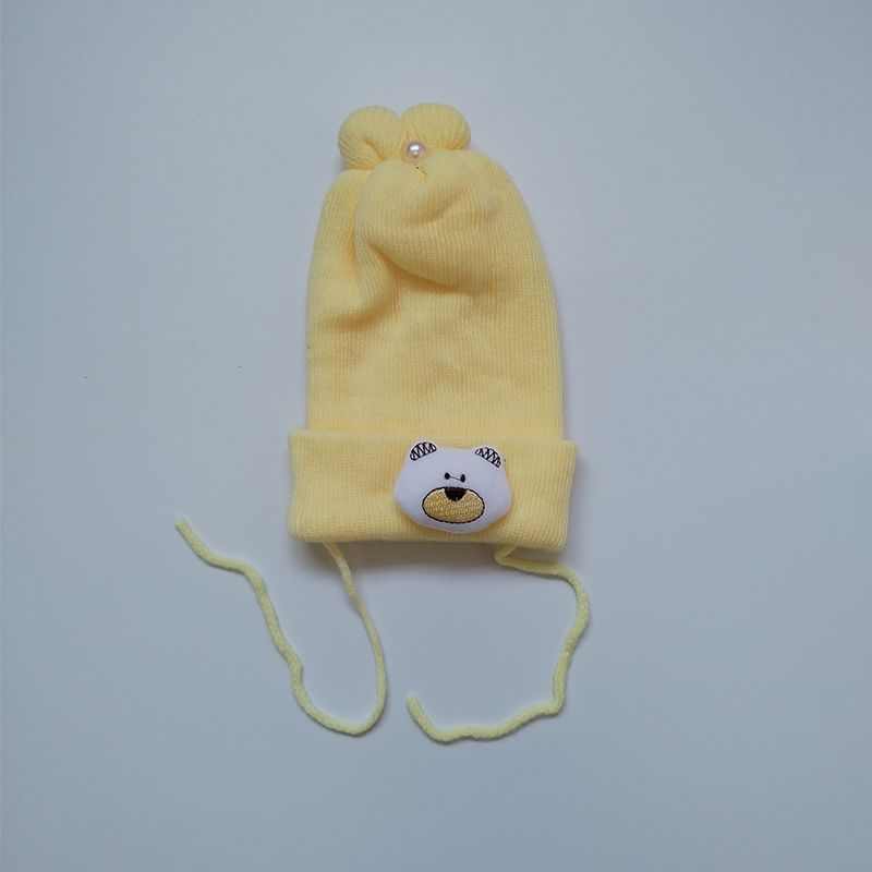 Newborn Baby Cap Soft Knitted Beanie Warm Toddler Hat Boys Girls Winter Cap 0–24 Months