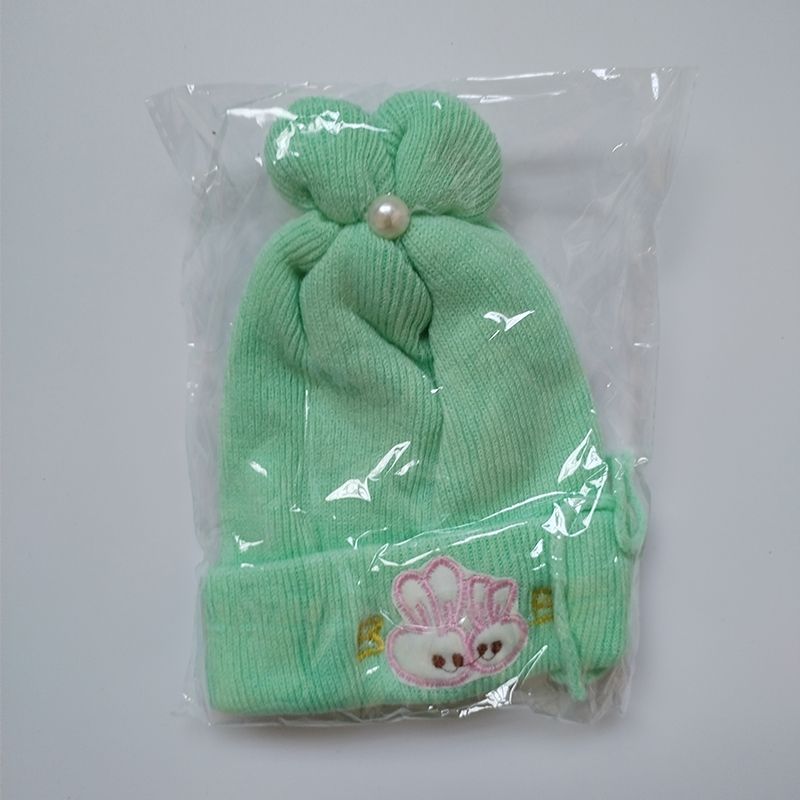 Newborn Baby Cap Soft Knitted Beanie Warm Toddler Hat Boys Girls Winter Cap 0–24 Months