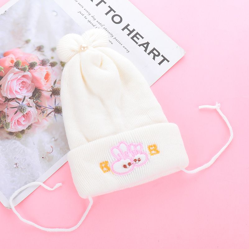 Newborn Baby Cap Soft Knitted Beanie Warm Toddler Hat Boys Girls Winter Cap 0–24 Months