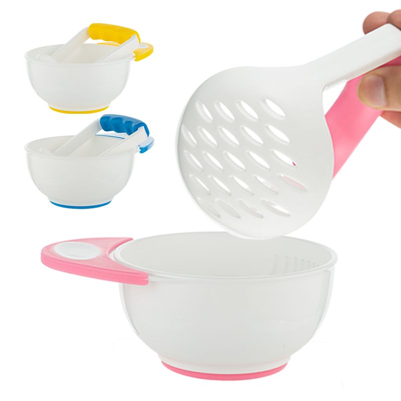 Baby Food Masher & Bowl Set | Easy Weaning Tool for Boys, Girls & Unisex | Portable, BPA-Free Masher Bowl for Homemade Baby Meals