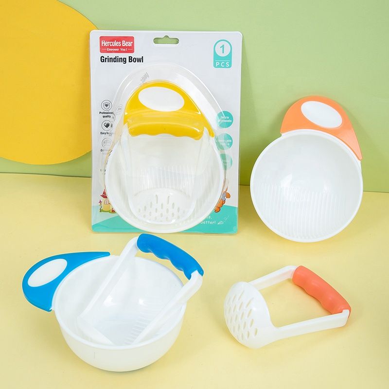 Baby Food Masher & Bowl Set | Easy Weaning Tool for Boys, Girls & Unisex | Portable, BPA-Free Masher Bowl for Homemade Baby Meals