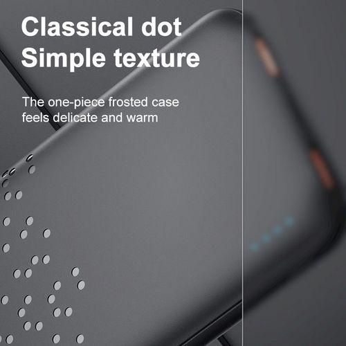 RichRipple 10000mAh Small Size Unique Design 2A Fast Charger with 2-in-2-out Fast Charging Power Bank Black