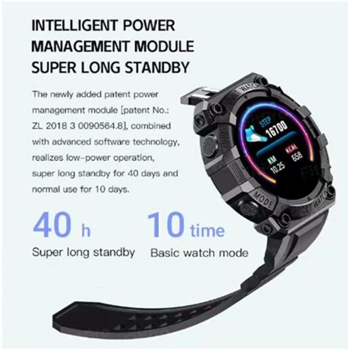 Smart Watch Waterproof Healthy Blood Pressure Running Heart Rate Monitoring Watch