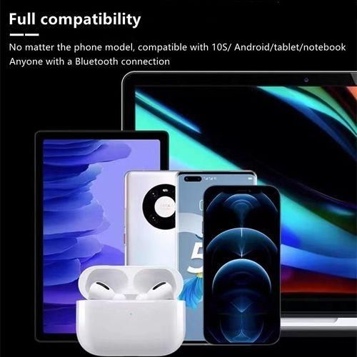 RichRipple RichRipple Pro2+ Bluetooth Headsets Wireless Pods Pro Earpods Earphones-White