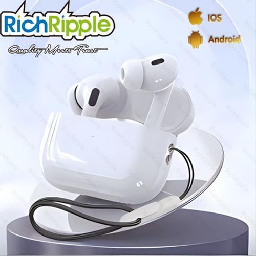 RichRipple RichRipple Pro2+ Bluetooth Headsets Wireless Pods Pro Earpods Earphones-White