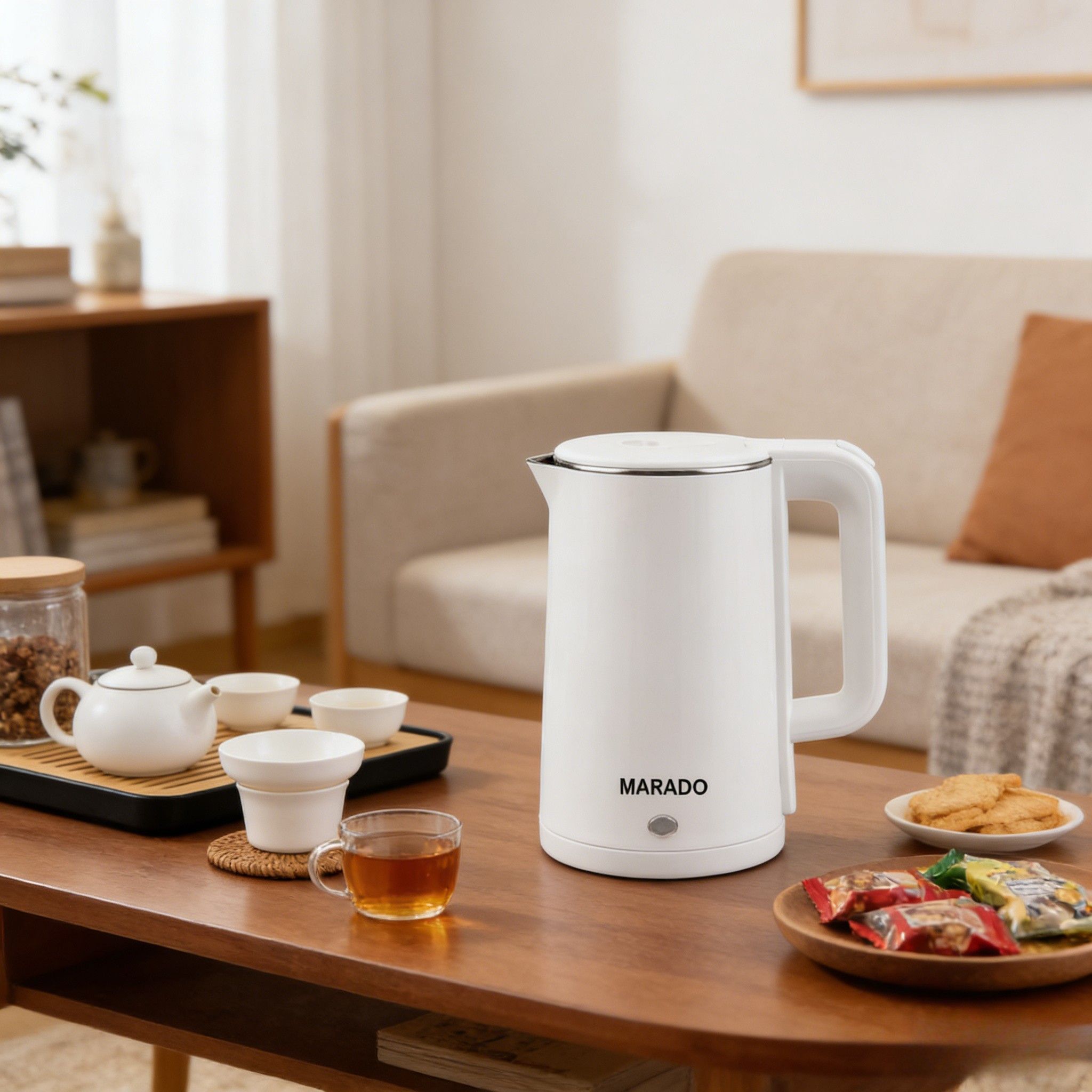 Marado Electric Kettle Percolator 2.3L - White