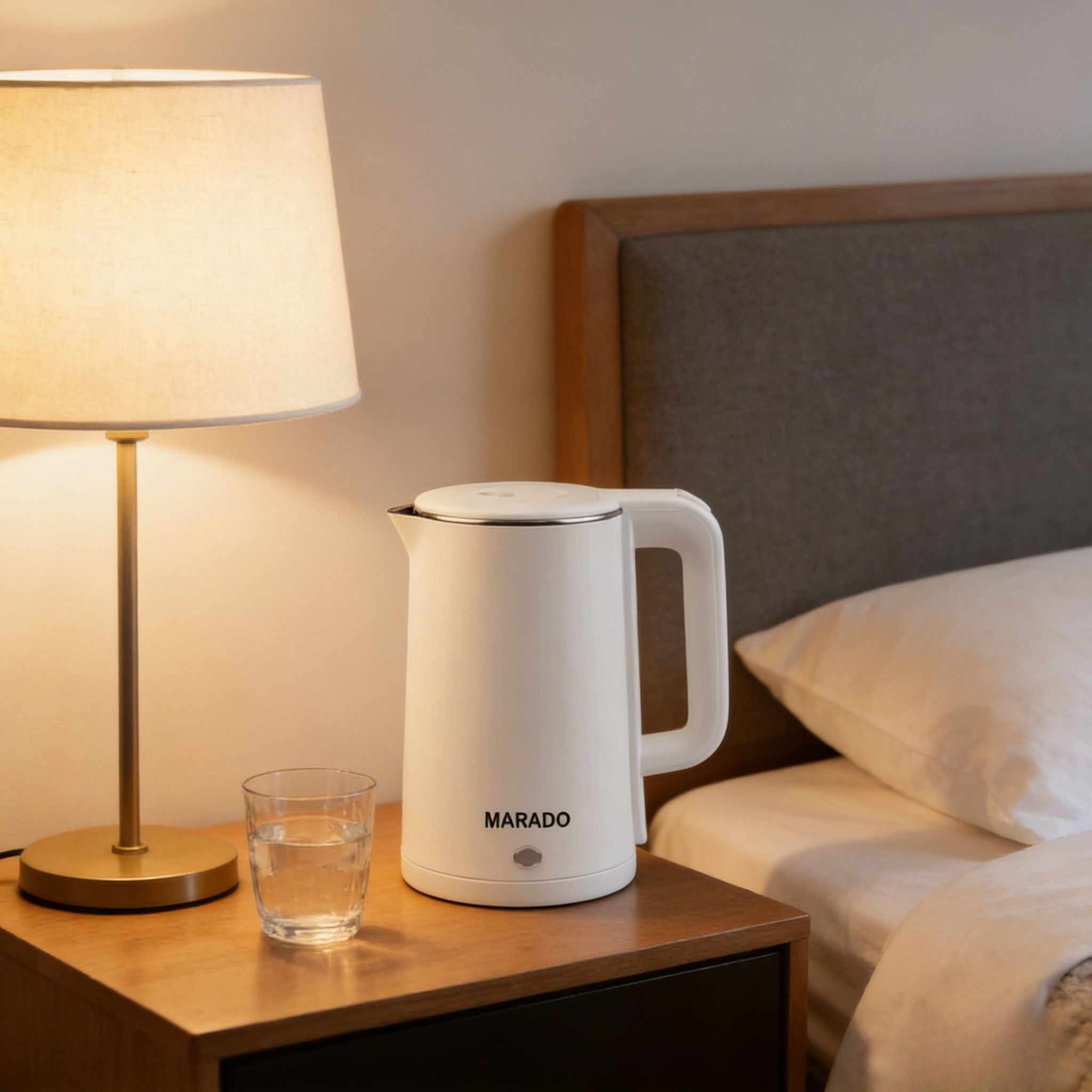 Marado Electric Kettle Percolator 2.3L - White