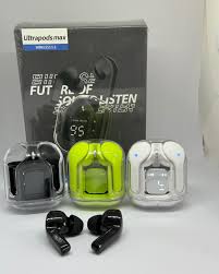 Transparent Ultra Pods Pro Bluetooth 5.3 Waterproof Earpods,  TWS Earbuds, Earphones, Headphones, Earbuds, Airpods, With Transparent POWER DISPLAY, Good HIFI Sound, Touch Control And Comfortable