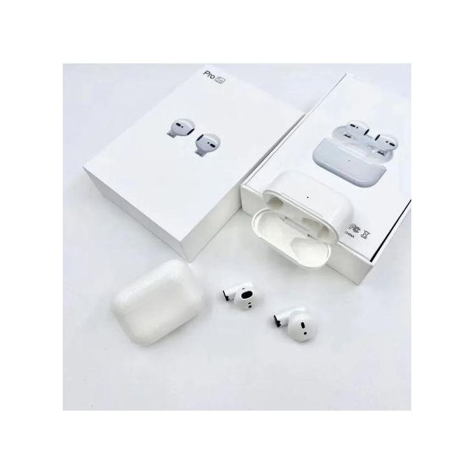 Air PRO 5s Wireless BT Earbuds 5Hrs Playtime Premium Quality Earbuds with Noise Cancellation in White