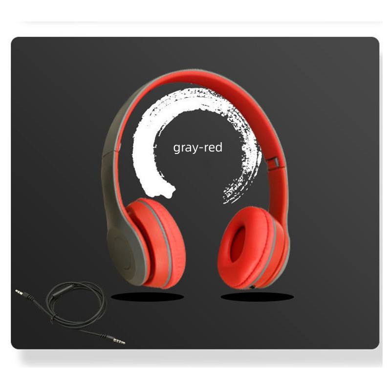 P47 Bluetooth Wireless Headphone, Hands Free Music Headset- Black Rechargeable lithium battery: 300mAh.