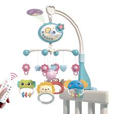 Baby Toy Crib Bell Electric Music Rattle Bed Hanging Bell Ring Turn Music Bee Bed Bell Baby Infant Toys Bed Crib Musical Hanging Bell Rotate Mobile Rattle Age Baby Crib Bell Musical Hanging Rattle – E