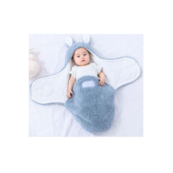 CLEARANCE OFFER Newborn Baby Blanket Swaddle Wrap Plush Hooded Sleeping Bag