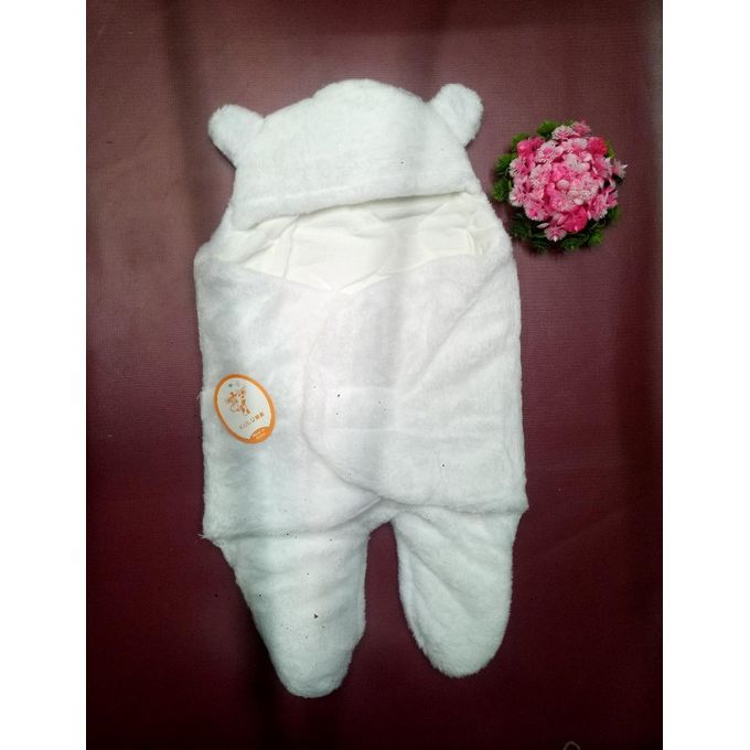 CLEARANCE OFFER Newborn Baby Blanket Swaddle Wrap Plush Hooded Sleeping Bag