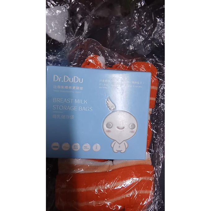 Dr. DuDu Breast Milk Storage Bags – 30pcs BPA-Free, Leak-Proof, Pre-Sterilized Double-Zip Freezer Bags for Safe, Hygienic Breastmilk Storage and Easy Feeding – Durable, Portable & Baby-Safe Milk Prese