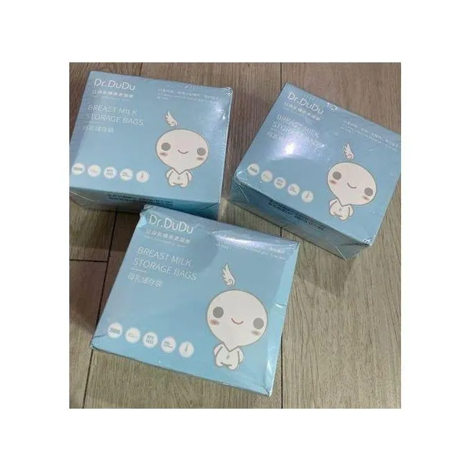 Dr. DuDu Breast Milk Storage Bags – 30pcs BPA-Free, Leak-Proof, Pre-Sterilized Double-Zip Freezer Bags for Safe, Hygienic Breastmilk Storage and Easy Feeding – Durable, Portable & Baby-Safe Milk Prese