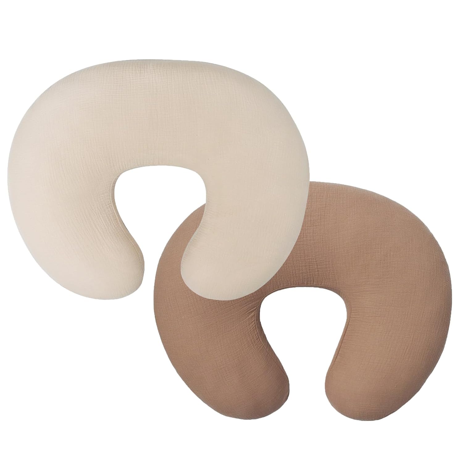 Multifunctional Breastfeeding Nursing Pillow – Large Cotton Feeding Pillow with Removable Cover, Anti-Flat Head Support, Sitting Support & Tummy Time Cushion for Newborns