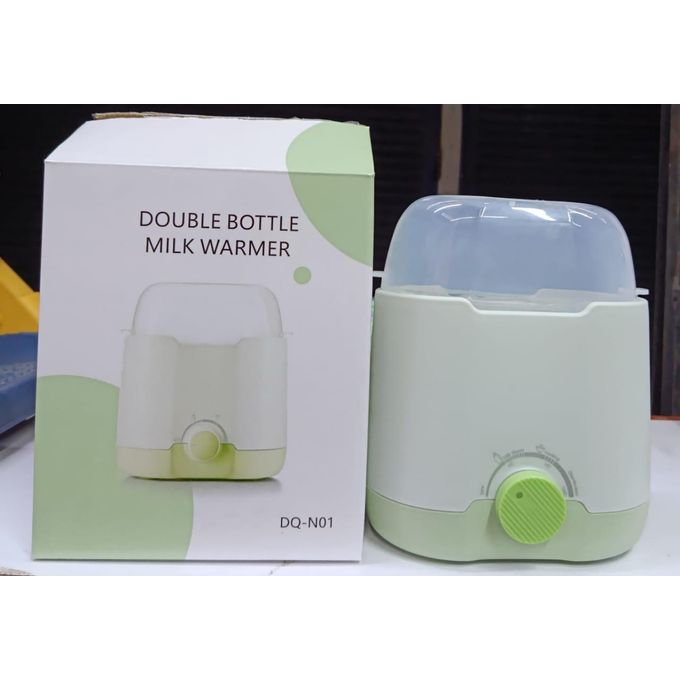 Fast & Safe Baby Bottle Warmer – 4-in-1 Milk Warmer, Food Heater & Sterilizer with LCD Display, Double-Bottle Design, 400W Fast Heating & Travel-Friendly Insulated Body